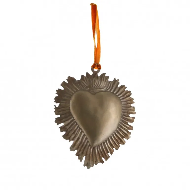 Palais du Rosaire Ex-voto coeur à suspendre 20 cm^ Ex-Voto | Cadre Religieux