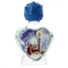 Palais du Rosaire Flacon verre en coeur Apparition de Lourdes avec 20 ml d'eau de Lourdes^ Flacon Eau De Lourdes