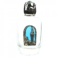 Palais du Rosaire Flacon verre 30ml d'eau de Lourdes avec Apparition bleue^ Flacon Eau De Lourdes