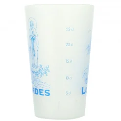 Palais du Rosaire Gobelet en plastique décoré de l'Apparition de Lourdes^ Gobelet De Lourdes