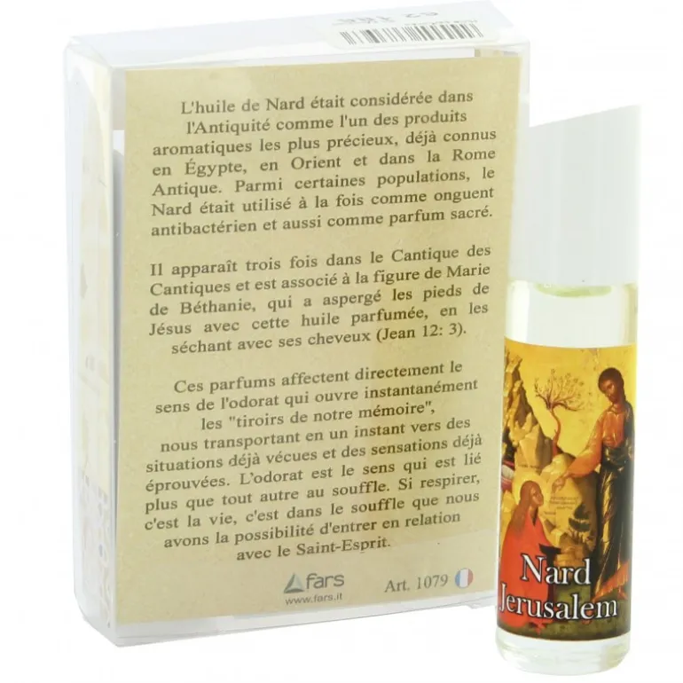 Palais du Rosaire Huile essentielle de Nard de Jérusalem en roll-on à l'effigie de Saint Michel^ Huile Religieuse