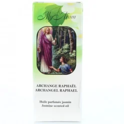 Palais du Rosaire Huile essentielle religieuse Saint Raphaël parfumée au Jasmin de 10ml^ Huile Religieuse