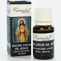 Palais du Rosaire Huile essentielle religieuse Sacré Coeur de Jésus parfumée au Storax 10ml Aromatika^ Huile Religieuse