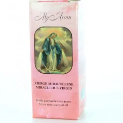 Palais du Rosaire Huile essentielle religieuse Vierge Miraculeuse parfumée à la Rose Musc 10ml^ Huile Religieuse