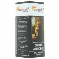 Palais du Rosaire Huile essentielle religieuse Saint Antoine au parfum de myrrhe 10ml^ Huile Religieuse
