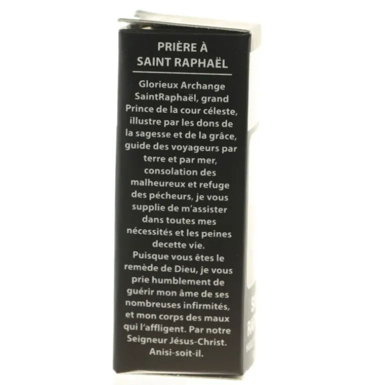 Palais du Rosaire Huile essentielle religieuse Saint Raphaël parfumée au musc de 10ml^ Huile Religieuse