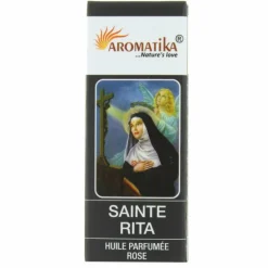Palais du Rosaire Huile essentielle religieuse Sainte Rita parfum rose 10ml^ Huile Religieuse