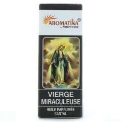 Palais du Rosaire Huile essentielle religieuse Vierge Miraculeuse parfumée au Santal 10ml^ Huile Religieuse