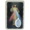 Palais du Rosaire Image religieuse du Christ Miséricordieux avec une médaille^ Image Religieuse