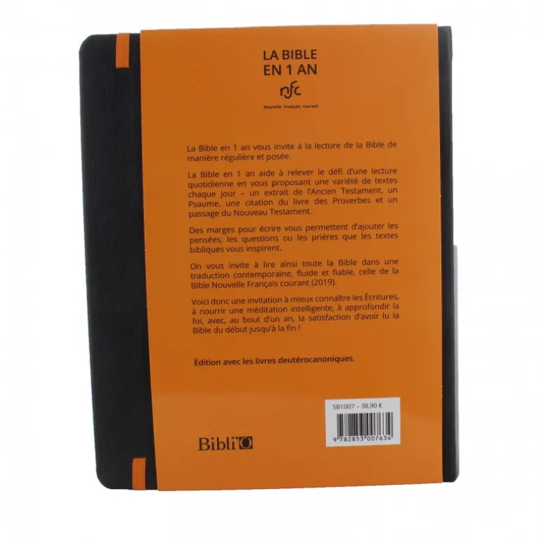 Palais du Rosaire La bible en 1 an 21 cm^ Bible Catholique