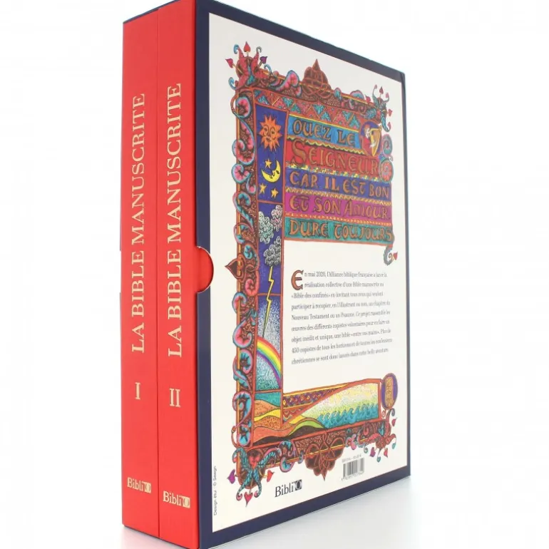 Palais du Rosaire La Bible manuscrite, psaumes et nouveau testament^ Bible Catholique | Livre De Prière