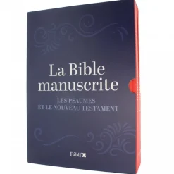 Palais du Rosaire La Bible manuscrite, psaumes et nouveau testament^ Bible Catholique | Livre De Prière