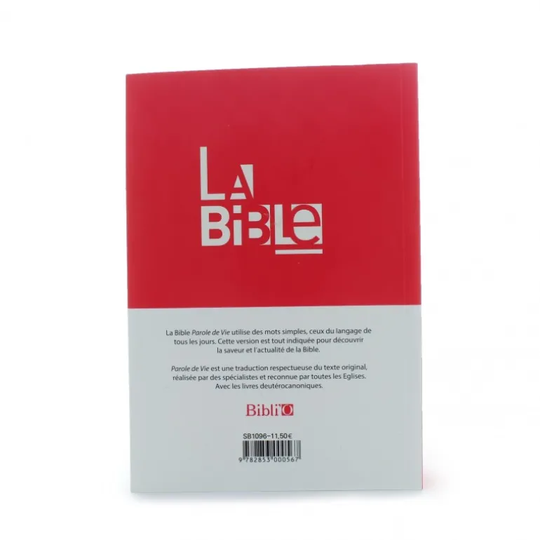 Palais du Rosaire La bible, Parole de vie 17,5 cm^ Bible Catholique