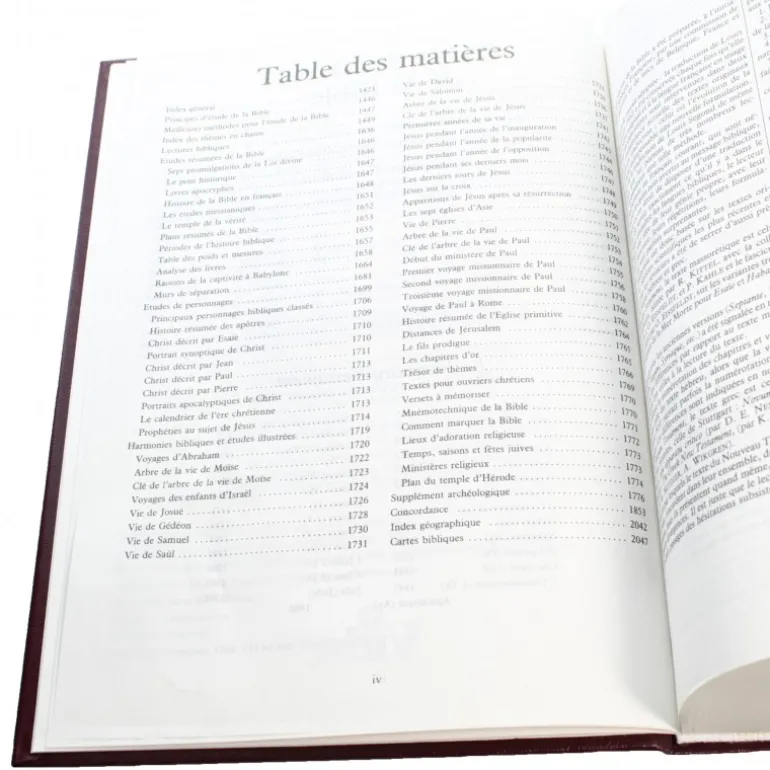 Palais du Rosaire La Bible Thompson^ Bible Catholique