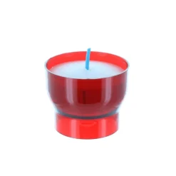 Palais du Rosaire Lot de 2 bougie Votive rouge 4 cm durée 6H^ Bougie Votive