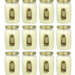 Palais du Rosaire Lot de 12 Bougies de dévotion 3 jours Notre Dame de Lourdes^ Bougie De Dévotion