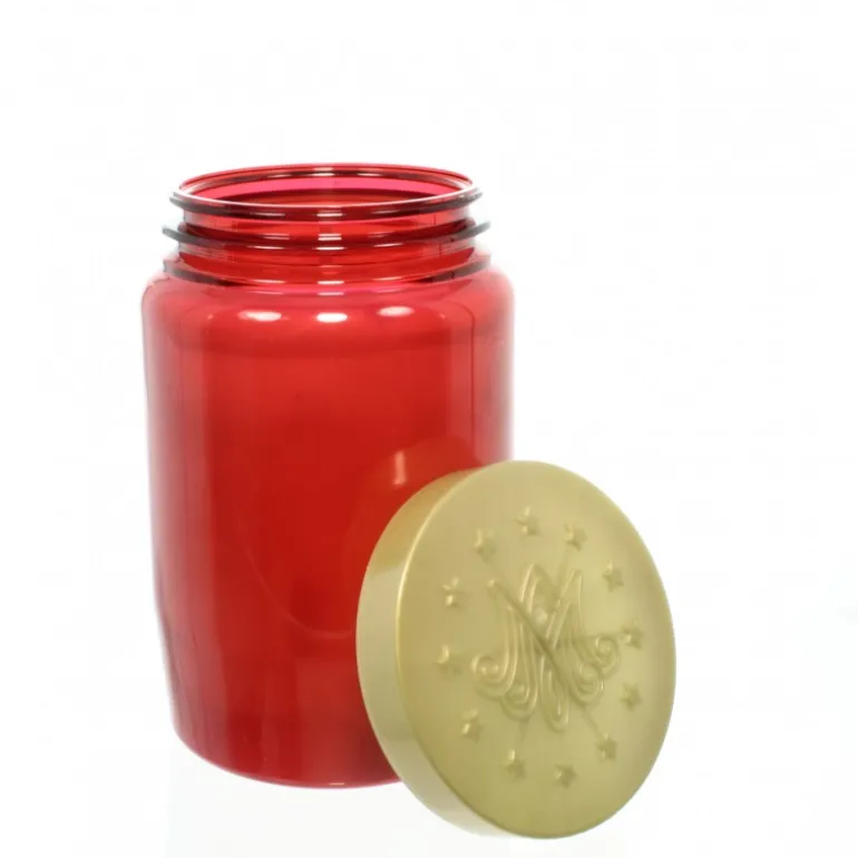 Palais du Rosaire Lot de 20 Bougies de dévotion Rouge 3 jours^ Calendrier De Lourdes | Bougie De Dévotion