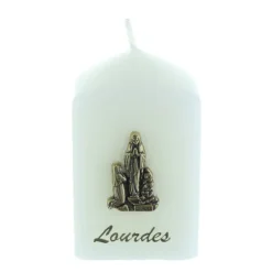 Palais du Rosaire Lot de 5 Bougies religieuses de Lourdes 7cm^ Bougie De Dévotion