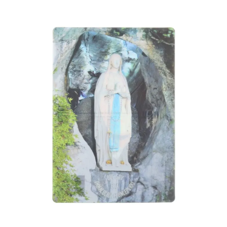 Palais du Rosaire Lot de 2 cartes postales bidimensionnelles de la Vierge Marie de Lourdes^ Carte Postale De Lourdes