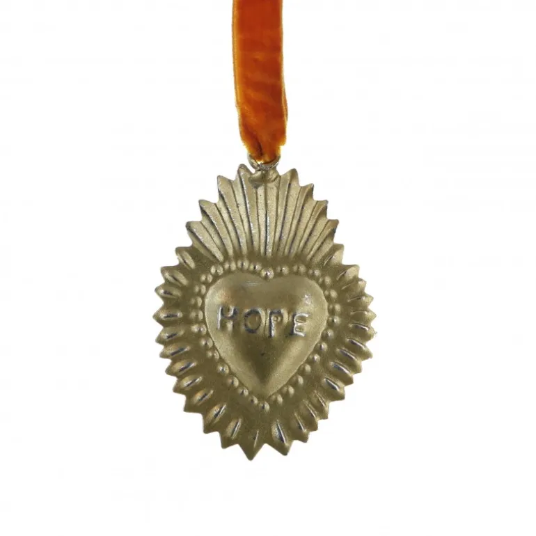 Palais du Rosaire Lot de 3 Ex-voto à suspendre - Love, hope, joy - 8 cm^ Ex-Voto | Cadre Religieux