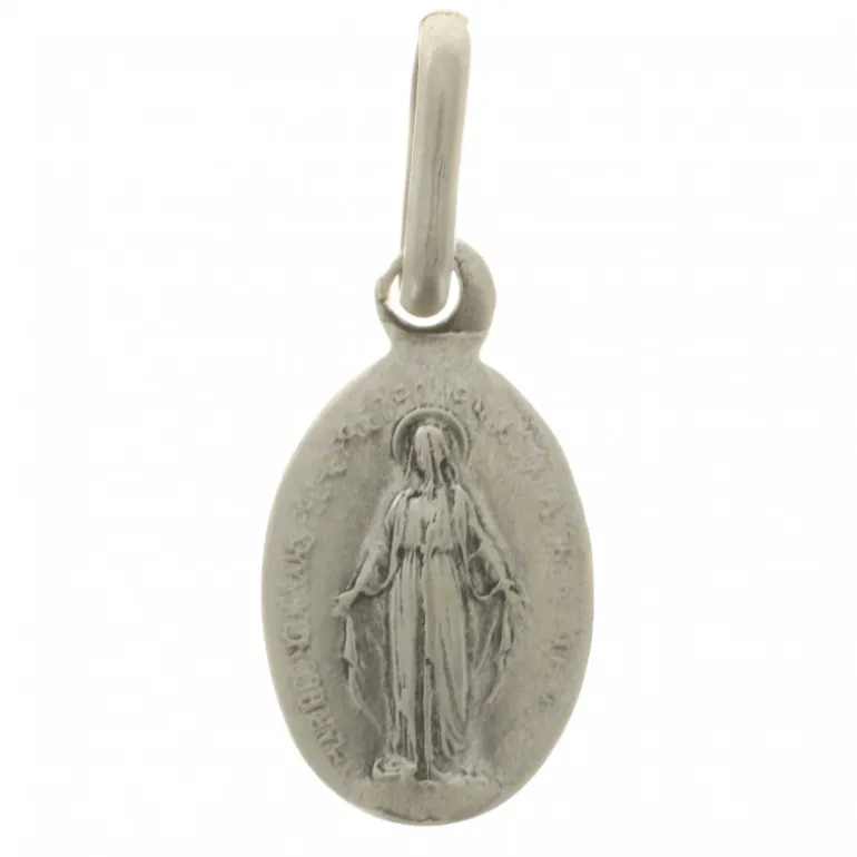 Palais du Rosaire Lot de 100 Médailles Miraculeuse en Métal Argenté 11mm^ Communion | Médaille Et Croix Métal