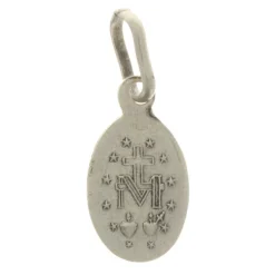 Palais du Rosaire Lot de 100 Médailles Miraculeuse en Métal Argenté 11mm^ Communion | Médaille Et Croix Métal