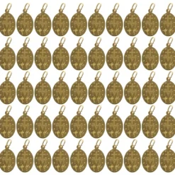 Palais du Rosaire Lot de 50 Médailles Miraculeuses Dorées^ Communion | Médaille Et Croix Métal