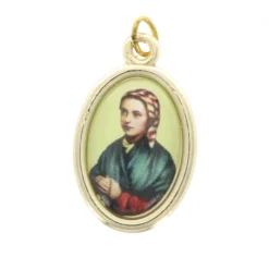 Palais du Rosaire Lot de deux médailles dorées de Bernadette et l'Apparition 20mm^ Médaille Et Croix Métal