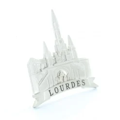 Palais du Rosaire Magnet Basilique de Lourdes en métal^ Magnet
