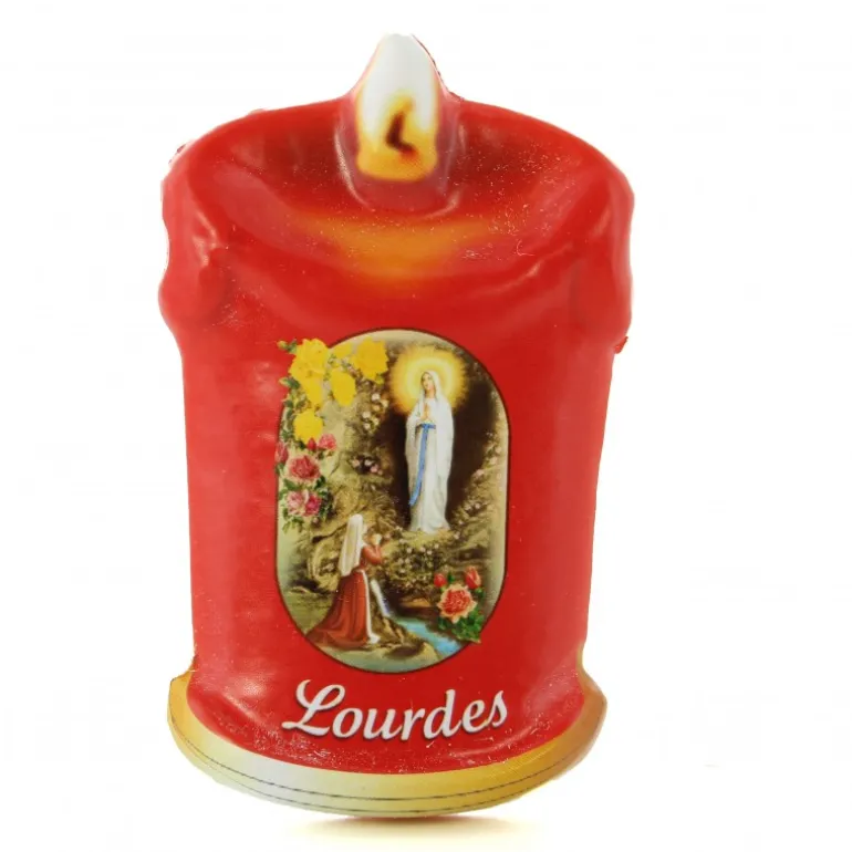 Palais du Rosaire Magnet bougie de Lourdes^ Magnet