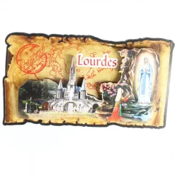 Palais du Rosaire Magnet de l'Apparition et de la Basilique en bois^ Magnet