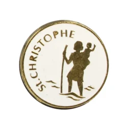 Palais du Rosaire Magnet de Saint Christophe doré 35mm^ Magnet