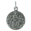 Palais du Rosaire Médaille Argent de la Vierge Marie aux Anges 20mm^ Médaille De La Vierge | Médaille Et Croix Argent