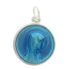 Palais du Rosaire Médaille Bleue de la Vierge Marie et de l'Apparition 19mm^ Médaille Et Croix Métal