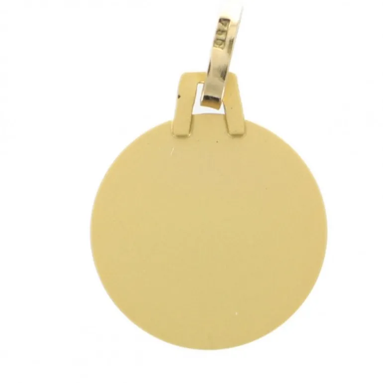 Palais du Rosaire Médaille d'Ange à la Colombe en Or 18 carats 14 mm^ Baptême | Communion