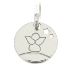 Palais du Rosaire Médaille d'Ange en argent 10 mm^ Médaille Et Croix Argent