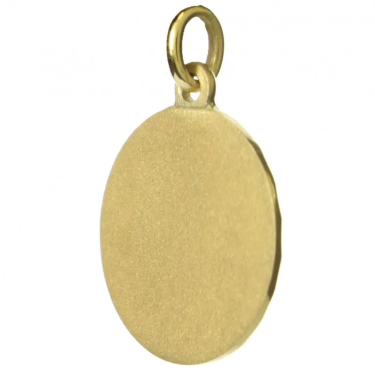 Palais du Rosaire Médaille de la Vierge Amabilis en or 9K 17mm avec Gravure Personnalisée^ Médaille Et Croix Or