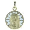Palais du Rosaire Médaille de la Vierge Marie en métal doré^ Médaille De La Vierge | Médaille Et Croix Métal