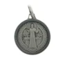 Palais du Rosaire Médaille de Saint Benoit en Argent 16mm^ Médaille Et Croix Argent