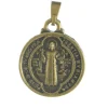 Palais du Rosaire Médaille de Saint Benoit en métal imitation bronze^ Médaille De Saint | Médaille Et Croix Métal