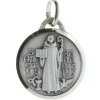 Palais du Rosaire Médaille de Saint Benoît argentée 18mm^ Médaille De Saint | Médaille Et Croix Métal
