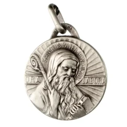 Palais du Rosaire Médaille de Saint Benoît en laiton 20mm^ Médaille De Saint | Médaille Et Croix Métal