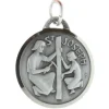 Palais du Rosaire Médaille de Saint Joseph argentée 20mm^ Médaille De Saint | Médaille Et Croix Métal