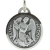 Palais du Rosaire Médaille de Saint Michel argentée 20mm^ Médaille De Saint | Médaille Et Croix Métal
