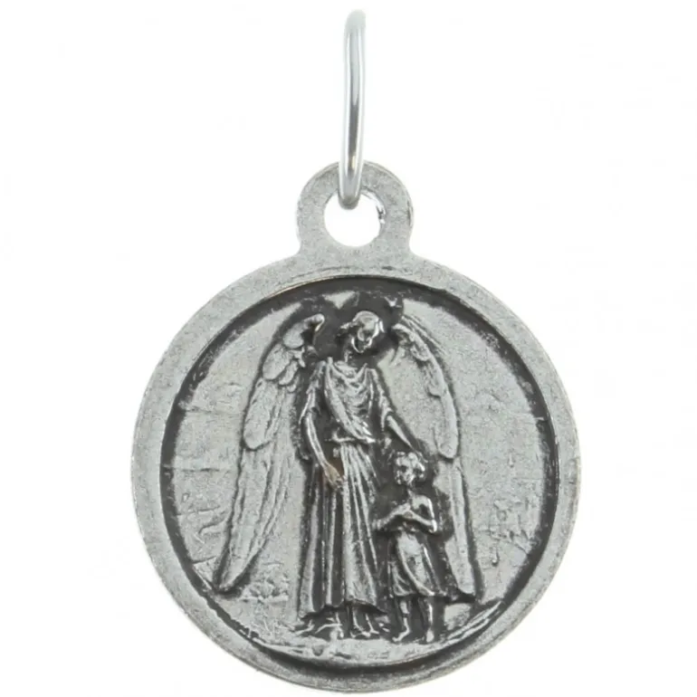 Palais du Rosaire Médaille de Saint Michel en métal argenté^ Médaille De Saint | Médaille Et Croix Métal