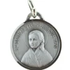 Palais du Rosaire Médaille de Sainte Bernadette Bergère en métal argenté^ Médaille De Saint | Médaille Et Croix Métal