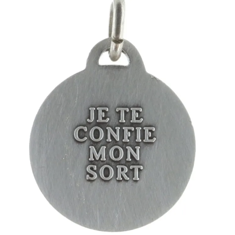 Palais du Rosaire Médaille de Sainte Rita argentée^ Médaille De Saint | Médaille Et Croix Métal