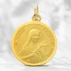 Palais du Rosaire Médaille de Sainte Thérèse en Or 16mm avec Gravure Personnalisée^ Médaille De Saint | Médaille Et Croix Or