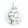 Palais du Rosaire Médaille en Argent de Saint Christophe à l'Enfant Jésus 18mm avec Gravure Personnalisée^ Médaille De Saint | Médaille Et Croix Argent
