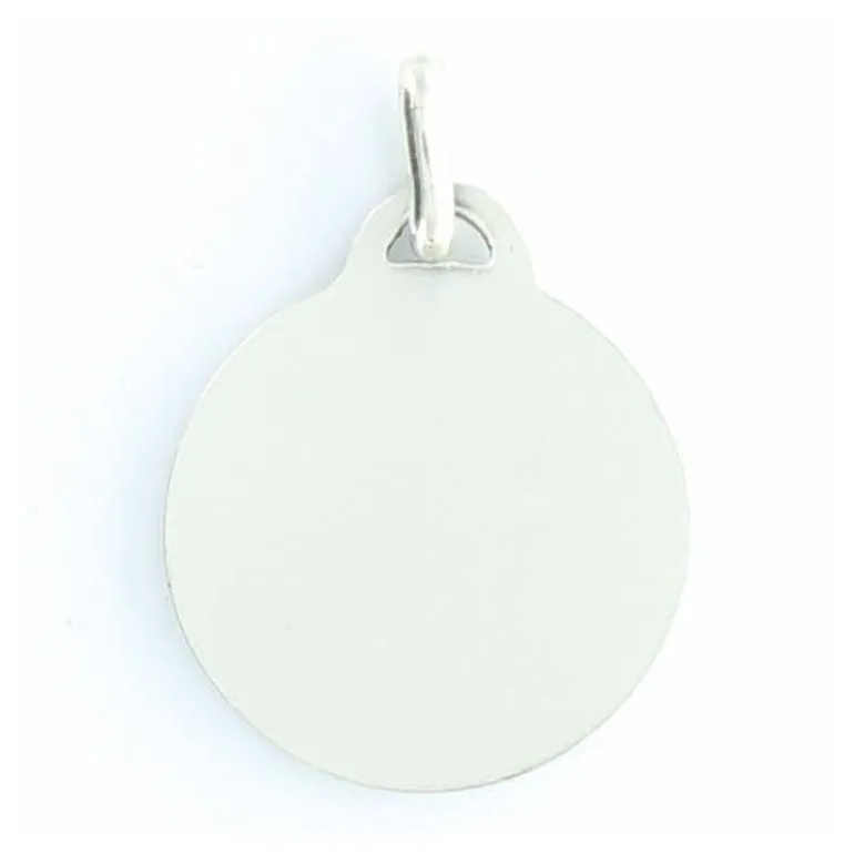 Palais du Rosaire Médaille en Argent de Saint Christophe à l'Enfant Jésus 18mm avec Gravure Personnalisée^ Médaille De Saint | Médaille Et Croix Argent